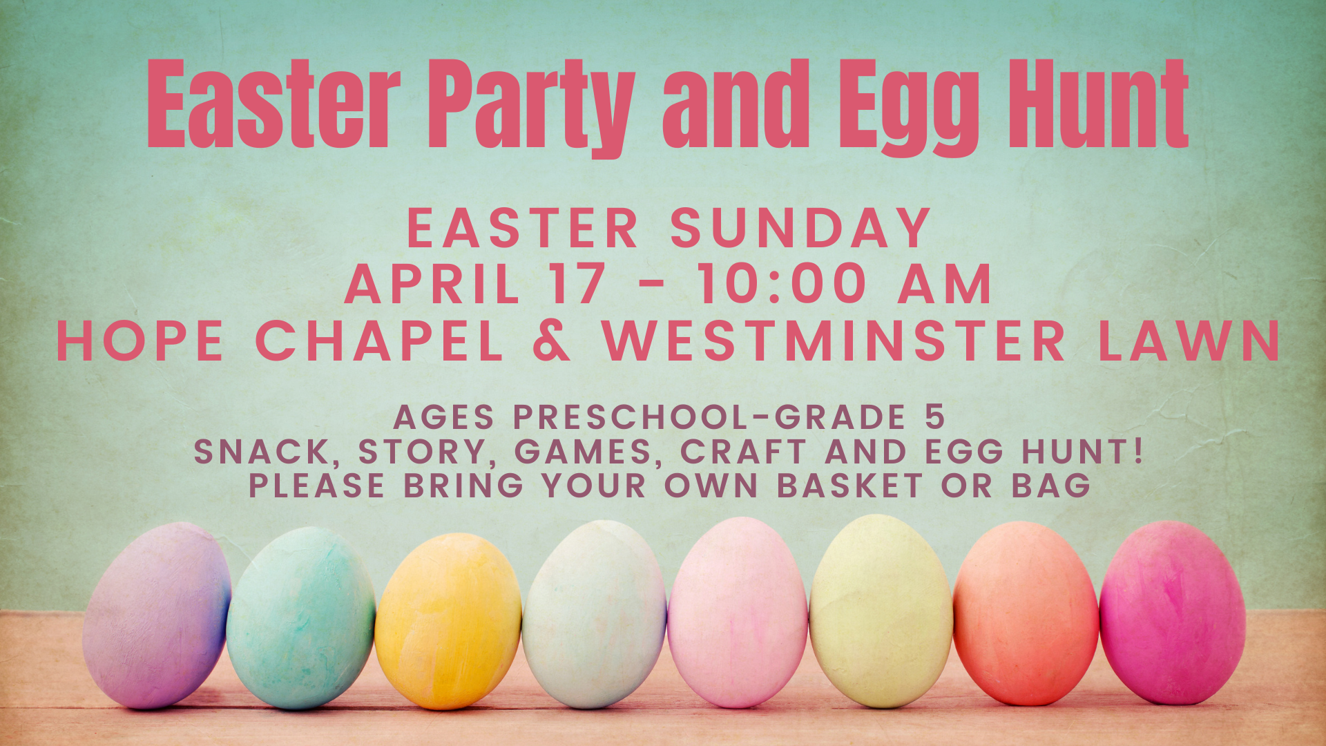 Easter Party & Egg Hunt