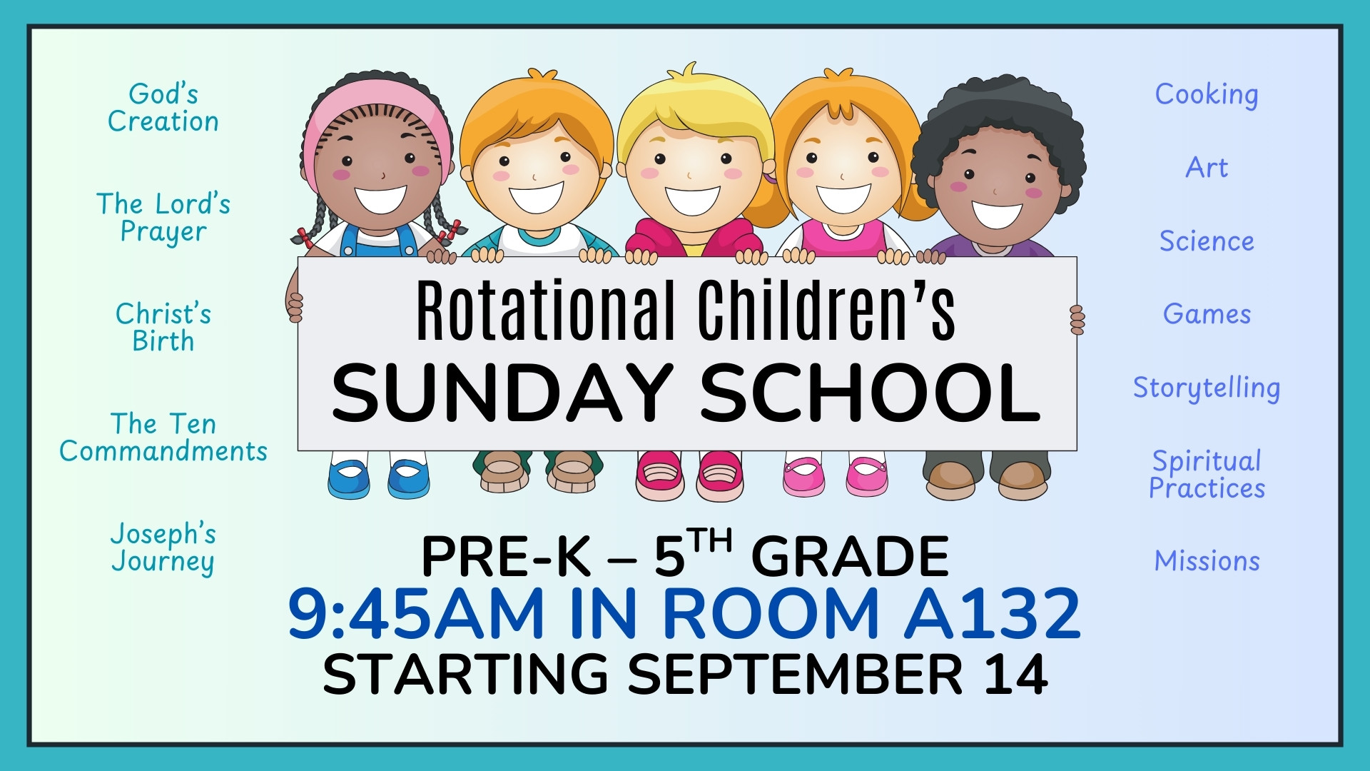 Children's Sunday School Dated
